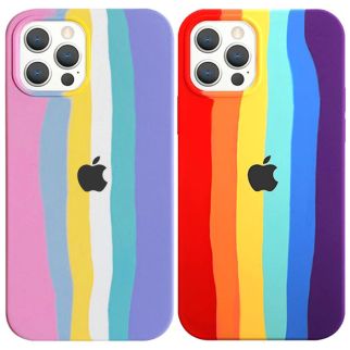 Силіконовий чохол для iPhone 13 Pro Max RAINBOW